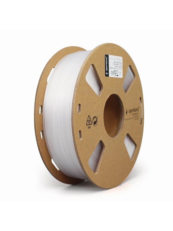 Gembird Petg Pet Pett Filament Hvid 75mm Kg