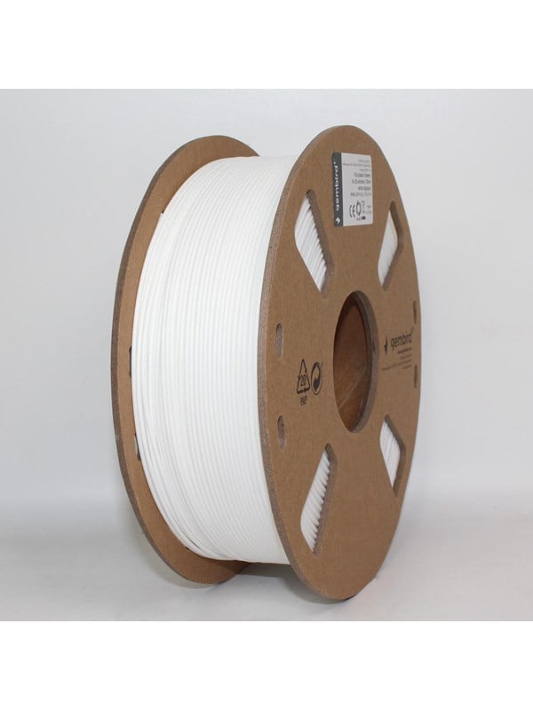 Gembird Pla Filament Hvid 75mm Kg