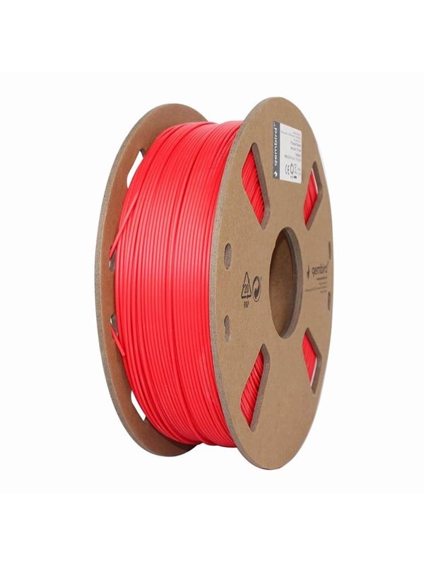 Gembird Pla Filament Cartridge Filament Neon-rød 75mm Kg