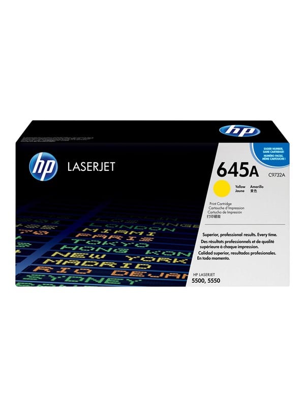 Hp 645a C9732a Yellow Toner Lasertoner Gul