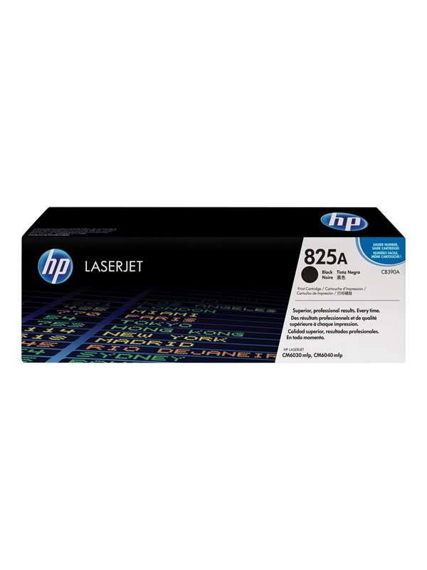 Hp 825a Cb390a Black Toner Lasertoner Sort