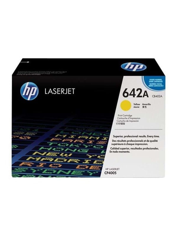 Hp 642a Cb402a Yellow Laser Toner Lasertoner Gul