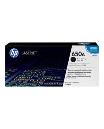 Hp 650a   Ce270a Black Laser Toner Lasertoner Sort