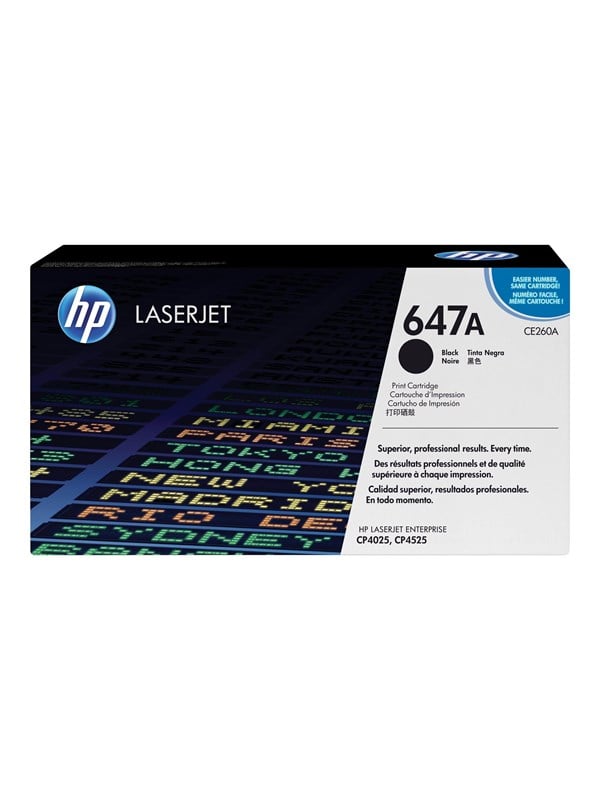 Hp 647a Ce260a Black Toner Lasertoner Sort