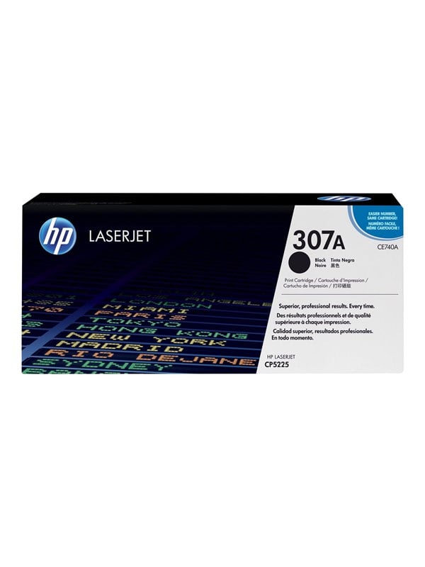 Hp 307a Ce740a Black Toner Lasertoner Sort