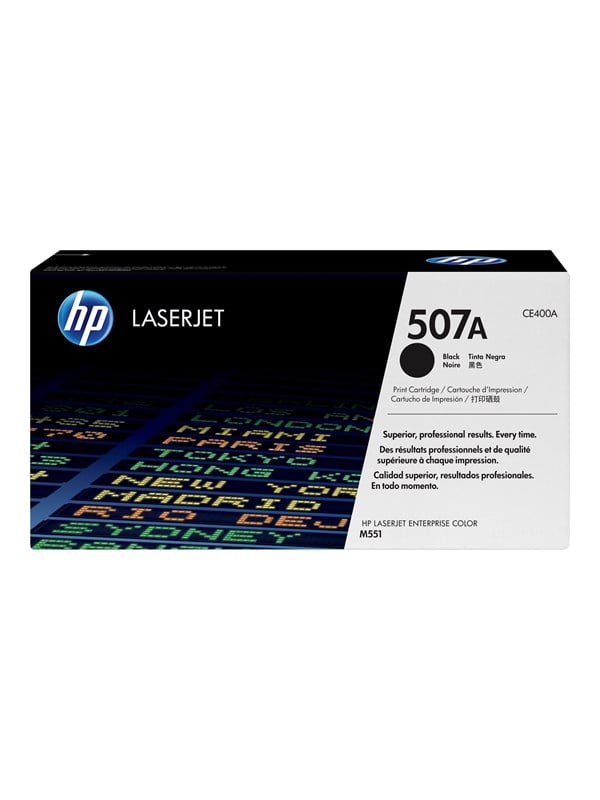 Hp 507a Ce400a Black Toner Lasertoner Sort