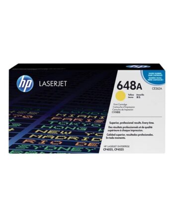 Hp 648a   Ce262a Yellow Toner Lasertoner Gul
