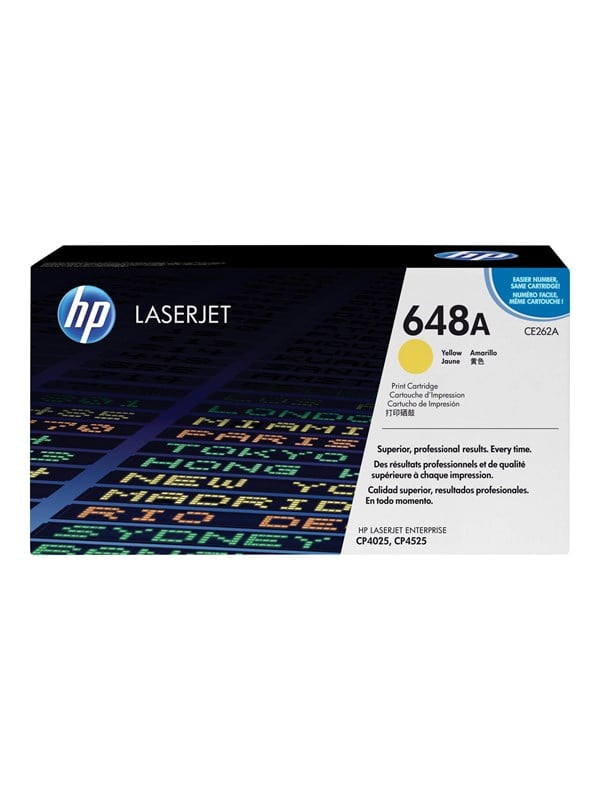 Hp 648a Ce262a Yellow Toner Lasertoner Gul