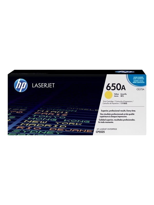 Hp 650a Ce272a Yellow Toner Lasertoner Gul