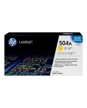 Hp 504a   Ce252a Yellow Toner Lasertoner Gul