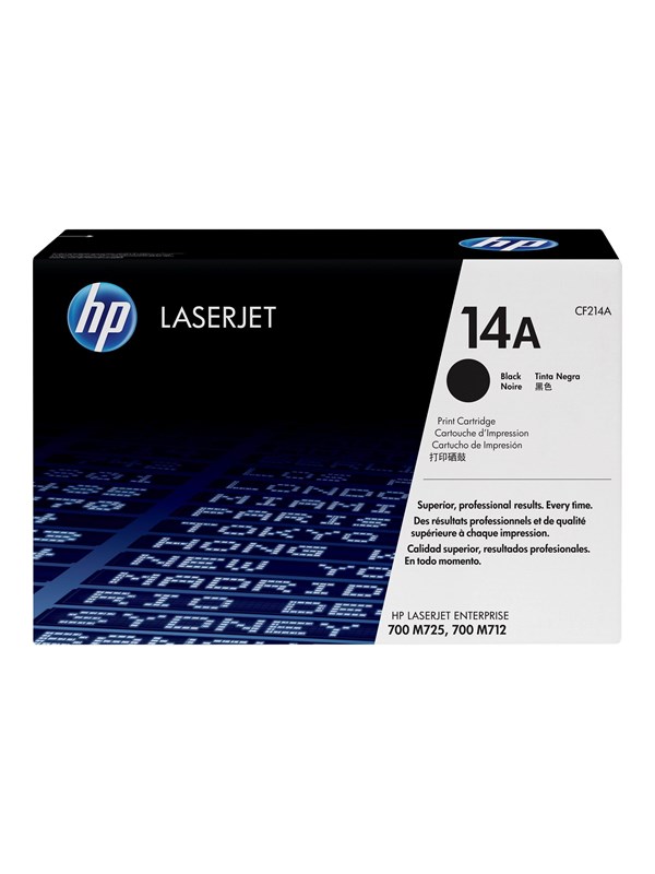 Hp 14a Cf214a Black Laser Toner Lasertoner Sort