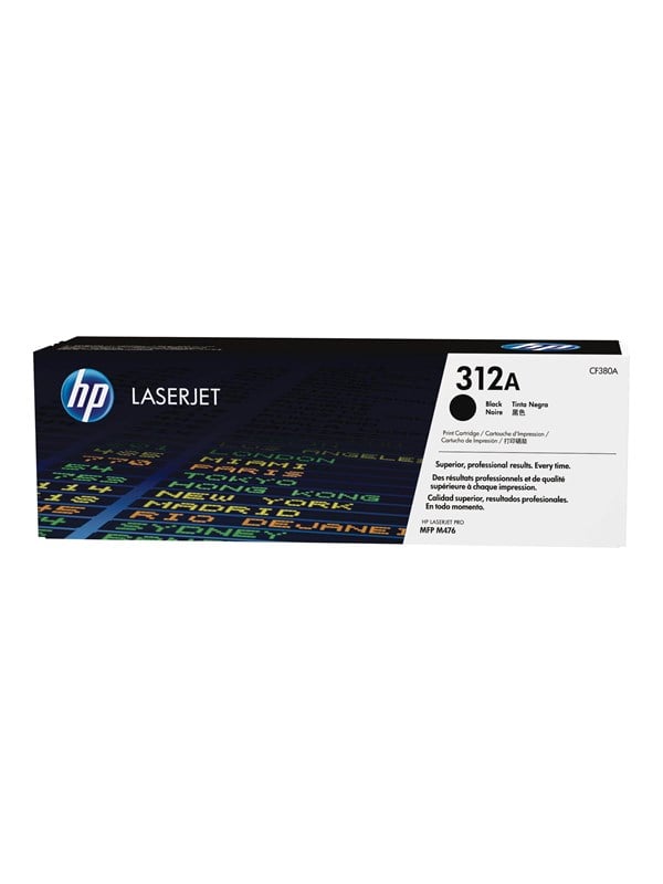 Hp 312a Cf380a Black Toner Lasertoner Sort