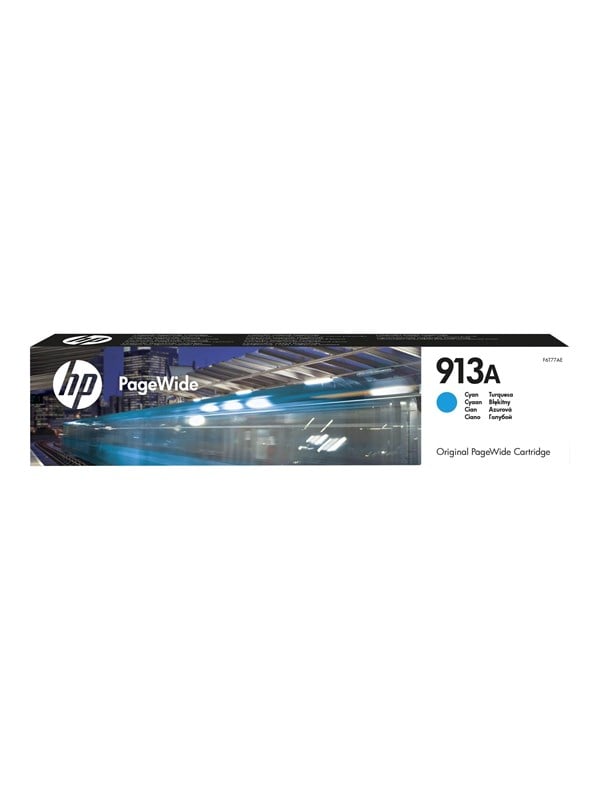 Hp 913a F6t77ae Cyan Ink Blækpatron Cyan