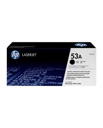 Hp 53a   Q7553a Black Toner Lasertoner Sort