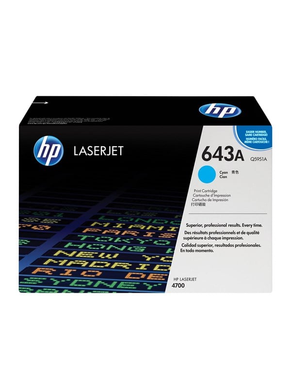 Hp 643a Q5951a Laser Toner Lasertoner Cyan