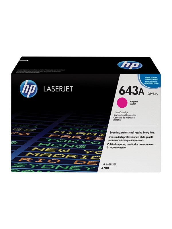 Hp 643a Q5953a Magenta Toner Lasertoner Magenta
