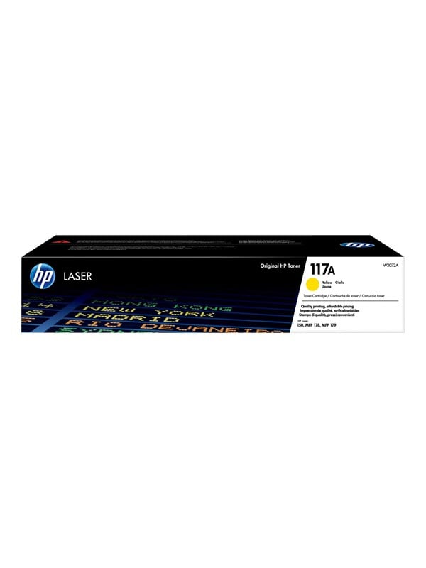 Hp 117a W2072a Yellow Toner Lasertoner Gul