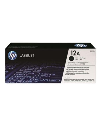 Hp 12ad   Q2612ad  -pack Black Toner Lasertoner Sort