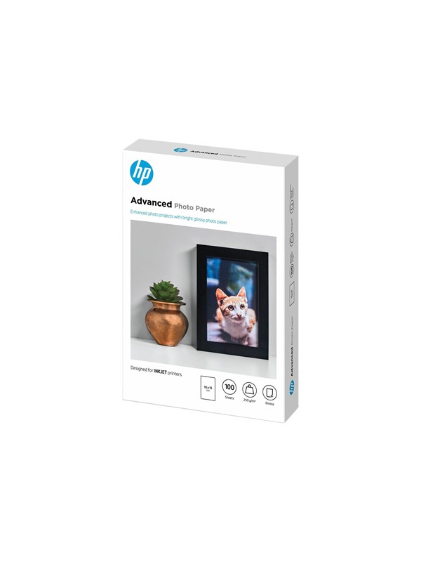 Hp Advanced Glossy Photo Paper 250g M2 100 Sheets