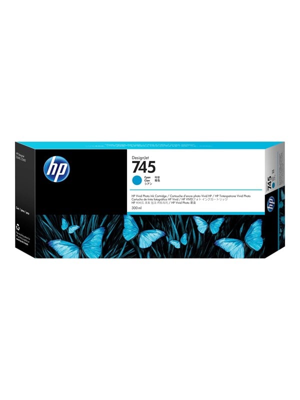 Hp 745 Blækpatron Cyan