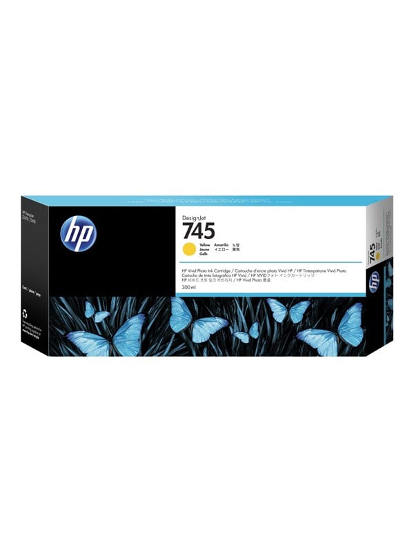 Hp 745 Blækpatron Gul