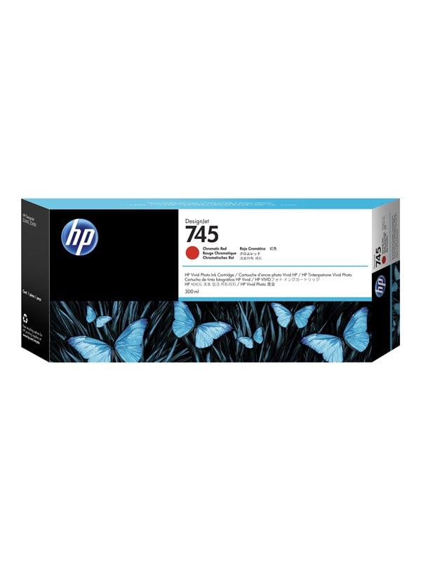 Hp 745 Blækpatron Kromatisk Rød