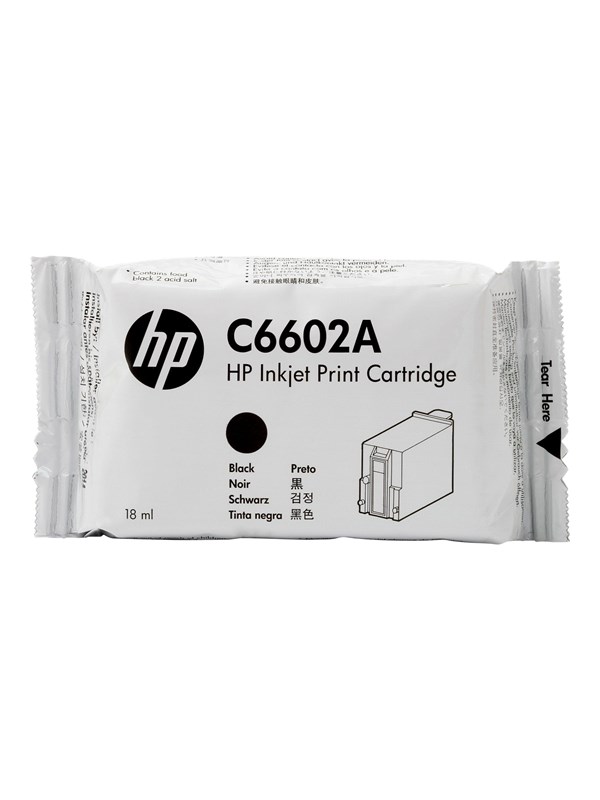 Hp C6602a Black Ink Blækpatron Sort
