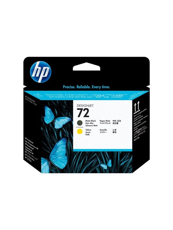 Hp 72 C9384a Printhead Printhoved Gul