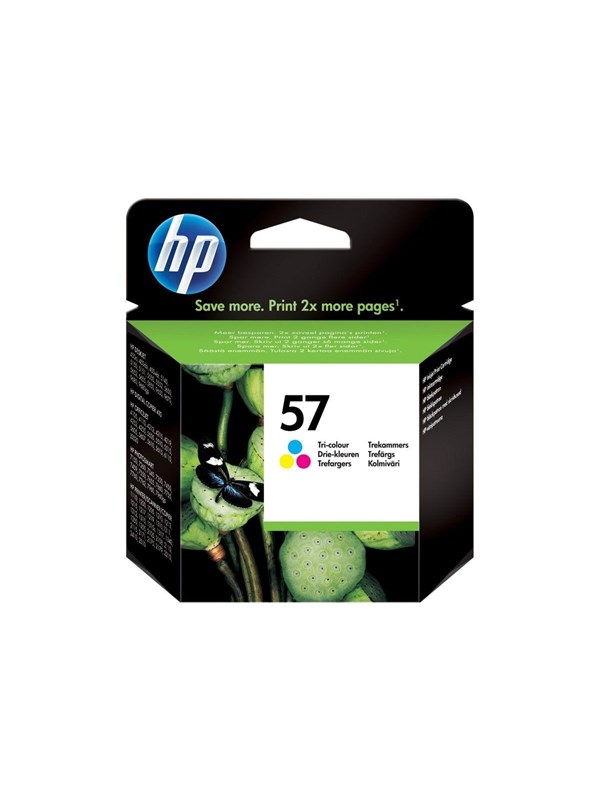 Hp 57 C6657ae Cyan Magenta Yellow Ink Blækpatron Cyan Magenta Gul