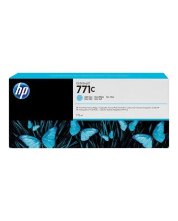 Hp 771c   B6y12a Light Cyan Ink Blækpatron Lys Cyan