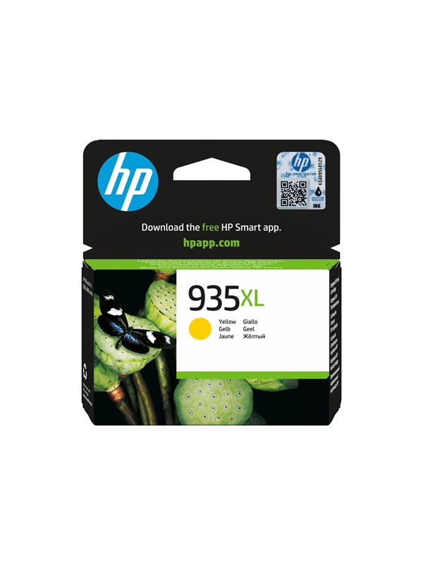 Hp 935 C2p26ae High Capacity Yellow Ink Blækpatron Gul