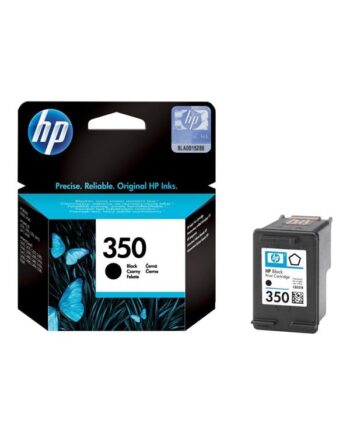 Hp 350   Cb335ee Black Ink Blækpatron Sort