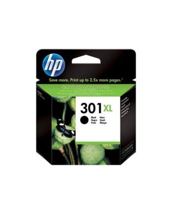 Hp 301    Ch563ee High Capacity Black Ink Blækpatron Sort