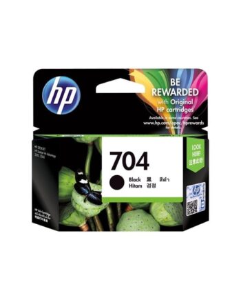 Hp 704   Cn692ae Black Ink Blækpatron Sort