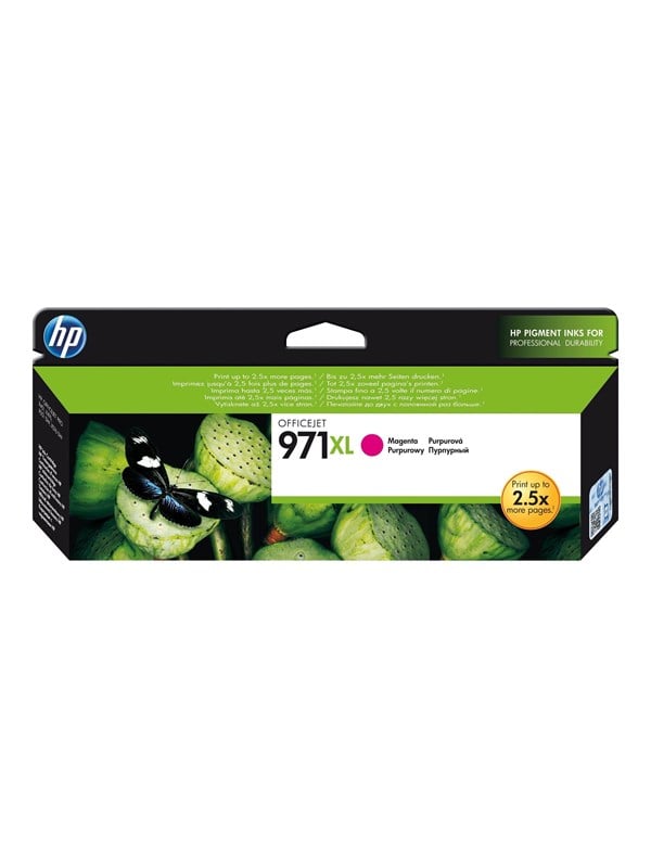 Hp 971 Cn627ae High Capacity Magenta Ink Blækpatron Magenta