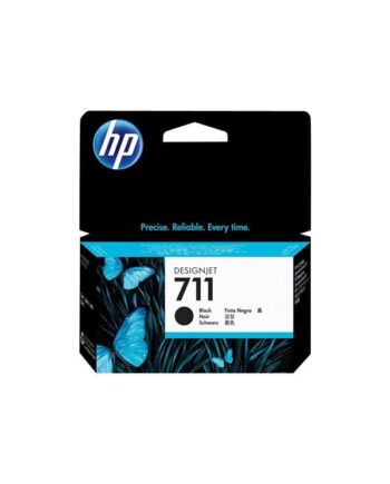 Hp 711   Cz129a Black Ink 38 Ml Blækpatron Sort