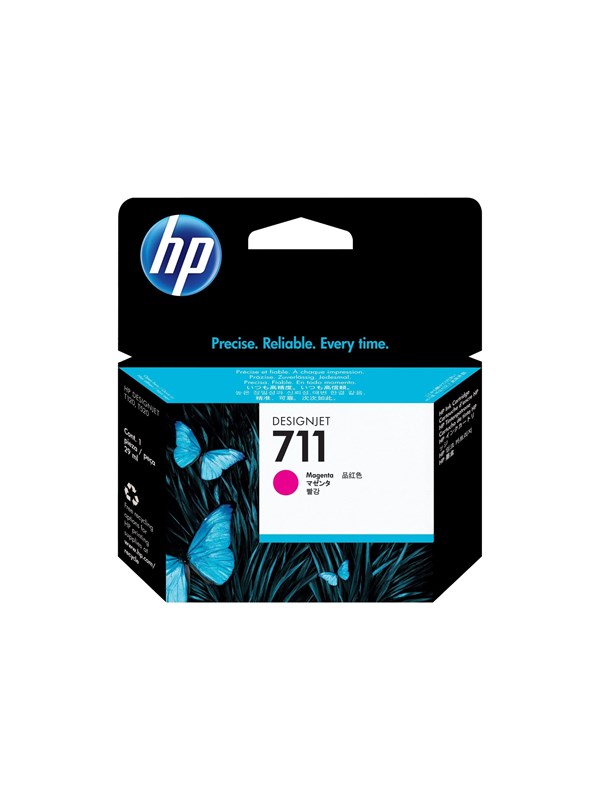 Hp 711 Cz131a Magenta Ink Blækpatron Magenta
