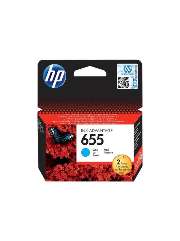 Hp 655 Cz110ae Blækpatron Farve-baseret Blå