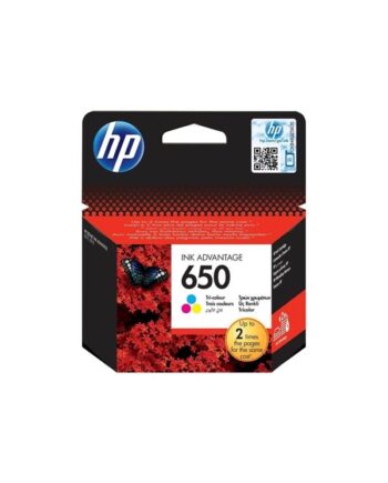 Hp 650   Cz102ae Tri-color Blækpatron Ffarvestofbaseret Cyan  Farvestofbaseret Gul