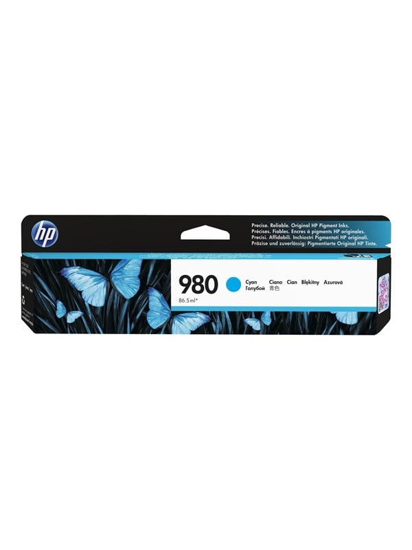Hp 980 D8j07a Cyan Ink Blækpatron Cyan