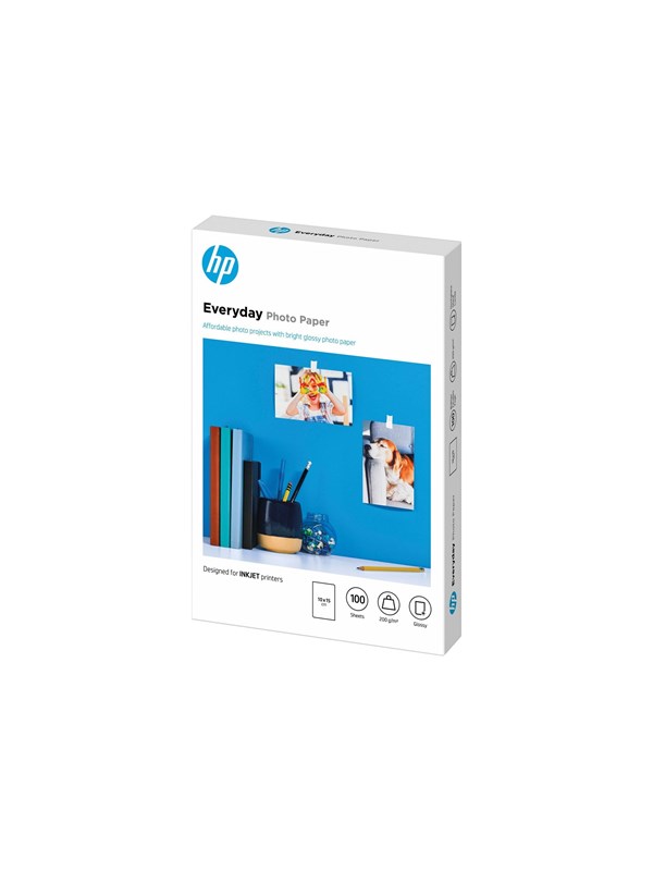Hp Everyday Glossy Photo Paper 200g 100 Pcs