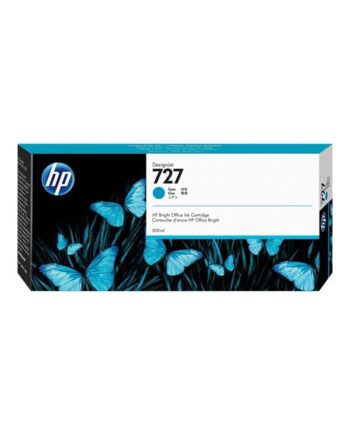 Hp 727   F9j76a High Capacity Cyan Ink Blækpatron Cyan