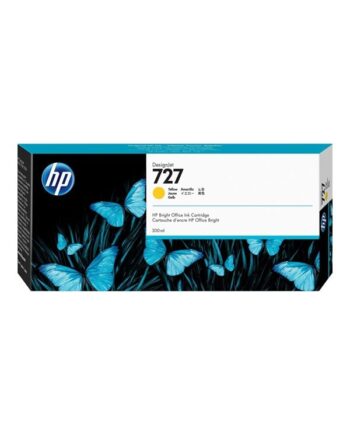 Hp 727   F9j78a High Capacity Yellow Ink Blækpatron Gul