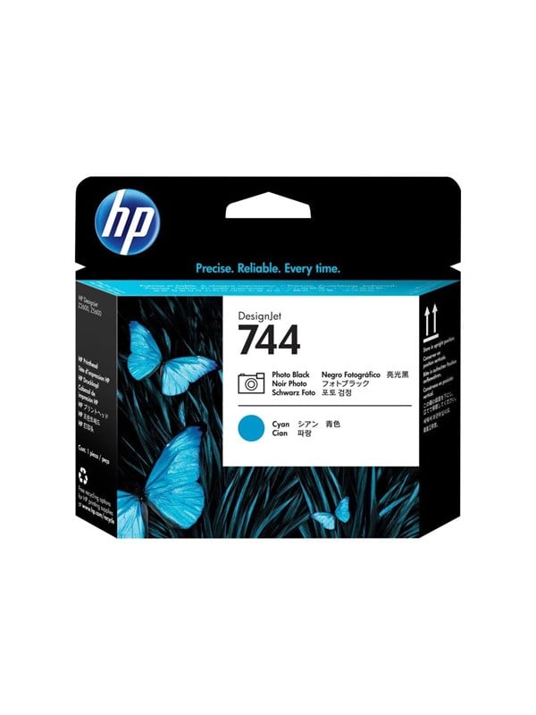 Hp 744 F9j86a Printhoved Cyan