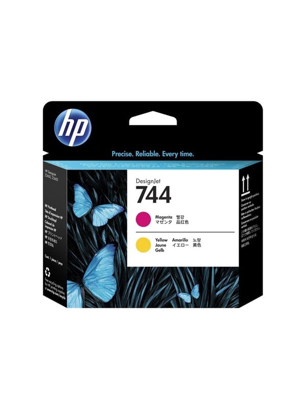 Hp 744 F9j87a Printhoved Gul