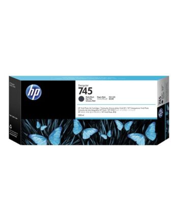 Hp 745   F9k05a Blækpatron Mat Sort