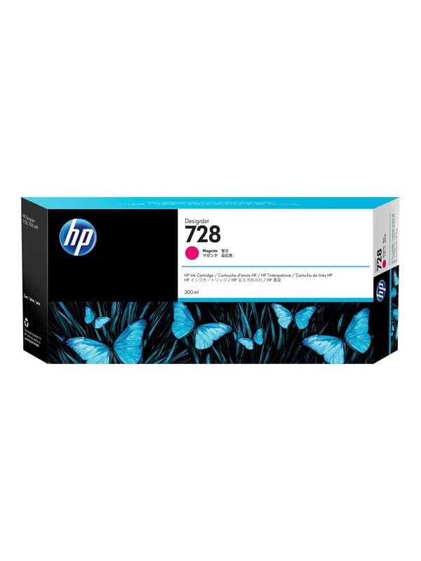 Hp 728 F9k16a Magenta Ink Blækpatron Magenta