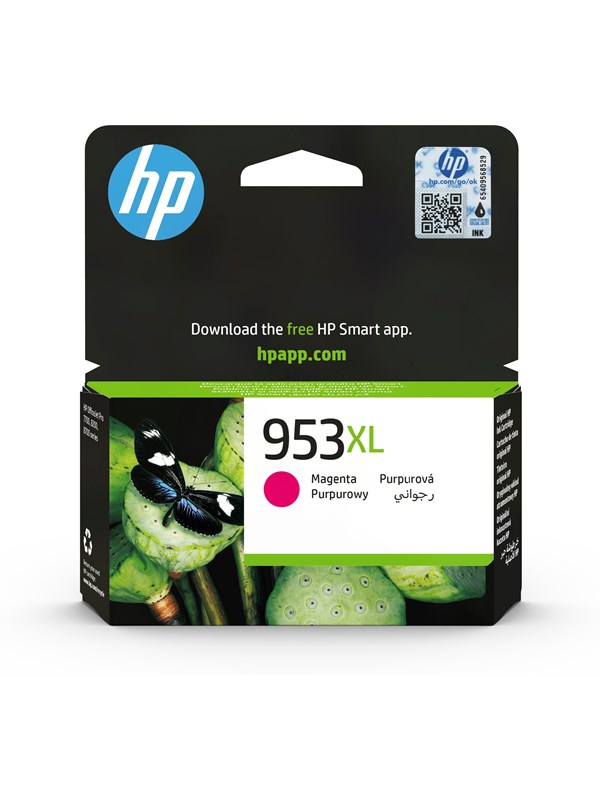 Hp 953 F6u17ae High Capacity Magenta Ink Blækpatron Magenta
