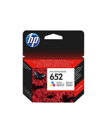 Hp 652   F6v24ae Tri-color Ink Blækpatron Cyan  Magenta  Gul