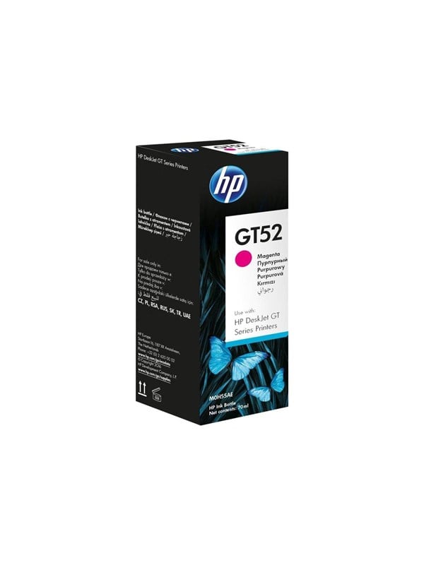 Hp Gt52 Magenta Ink Blækrefill Magenta
